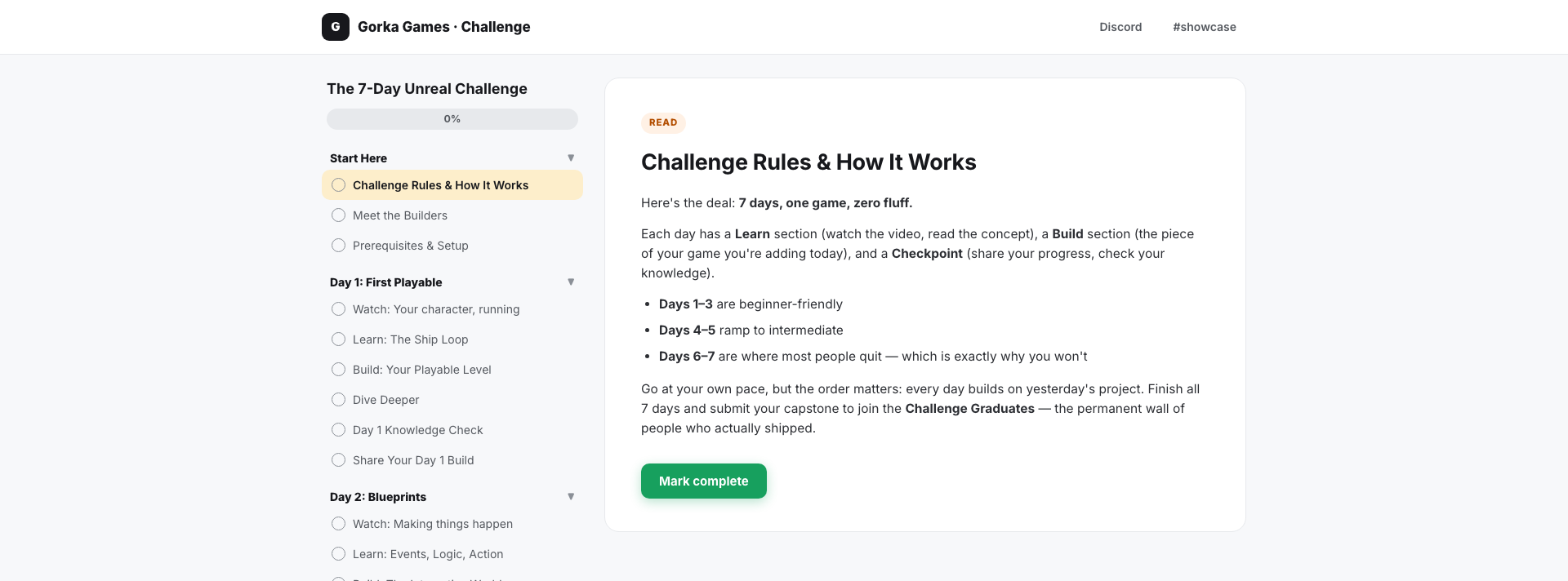 The challenge classroom